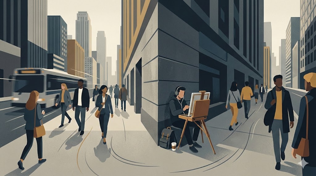 Urban Plein Air Etiquette: Painting in Public Comfortably