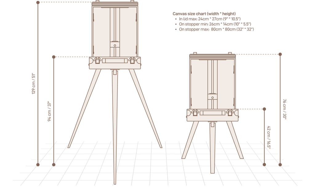 Walnut Art™ Pro Series Easel