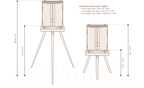 Walnut Art™ Pro Series Easel